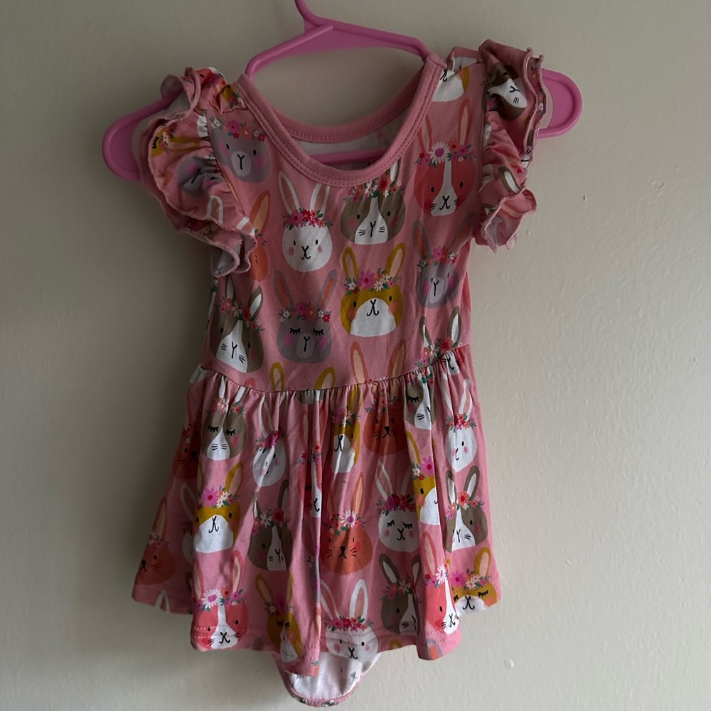 Little Sleepies Play Bunnies Dress